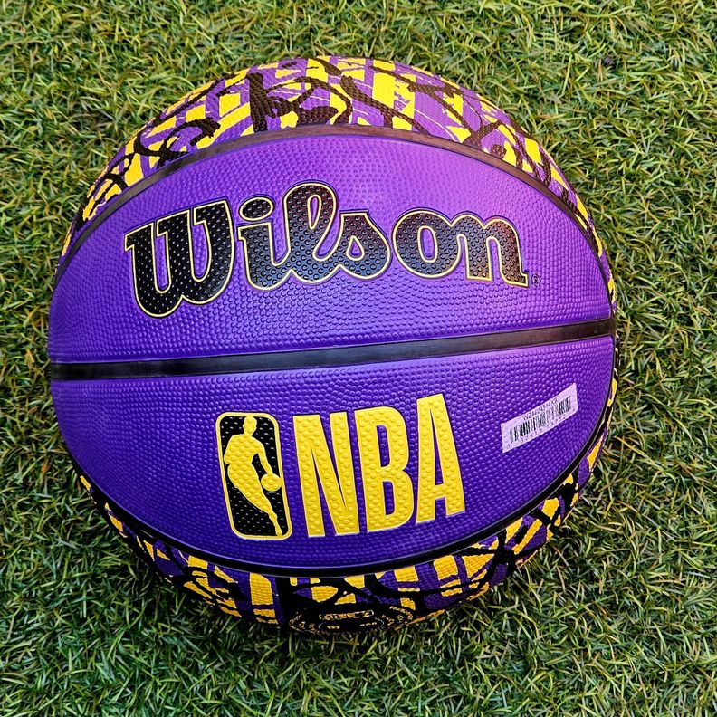Balón Basketball Wilson Nba #7 Tidye Los Angeles Lakers-4