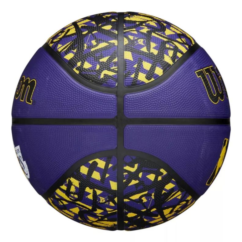 Balón Basketball Wilson Nba #7 Tidye Los Angeles Lakers-8