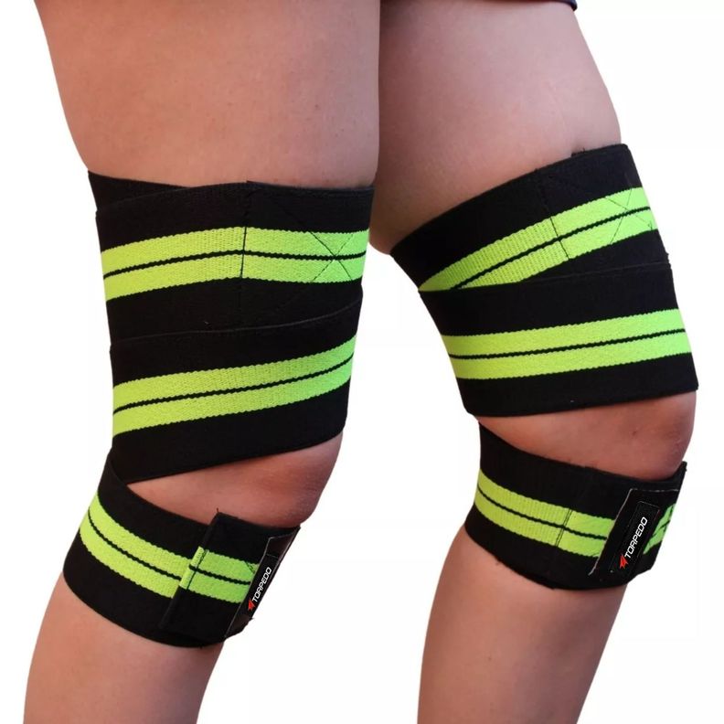 Par Vendas Rodilleras Deportivas Entrenamiento Crossfit Gym-2