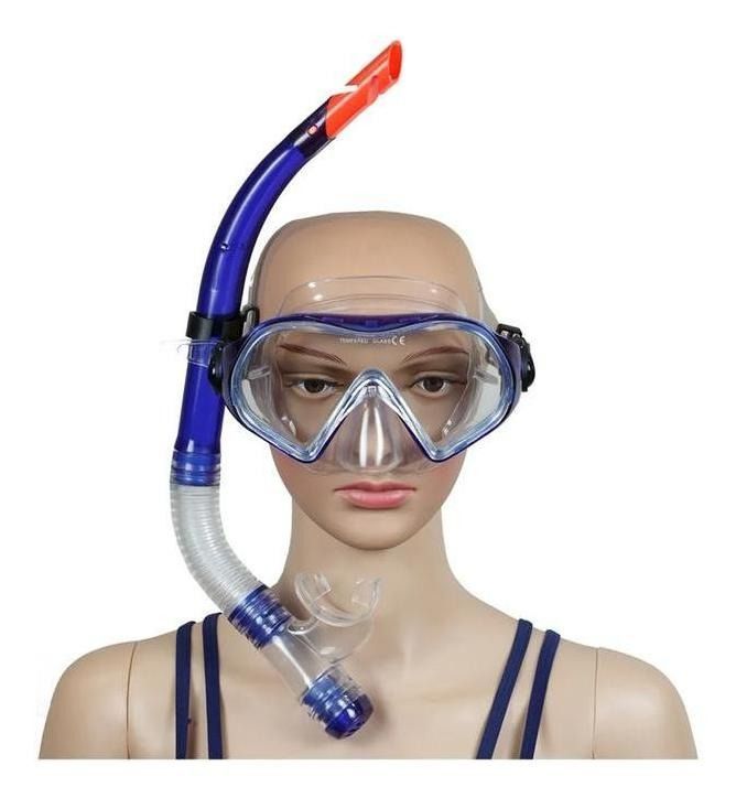 Set Máscara Buceo + Snorkel Adulto Hydro®-1