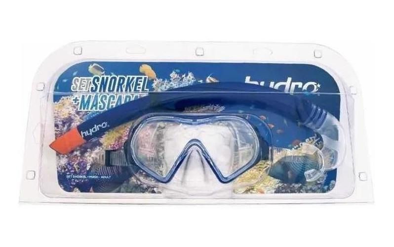 Set Máscara Buceo + Snorkel Adulto Hydro®-4