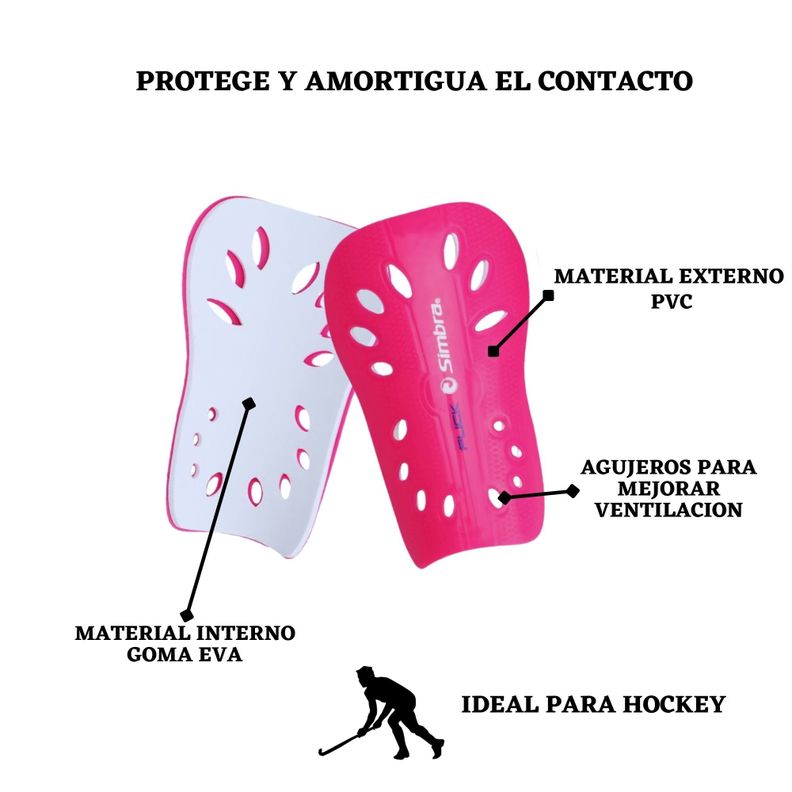 Canilleras Para Hockey Simbra Modelo Flick Junior-2