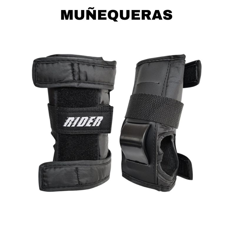 Set De Protección Rodillera Codera Muñequera Skate Patines-1
