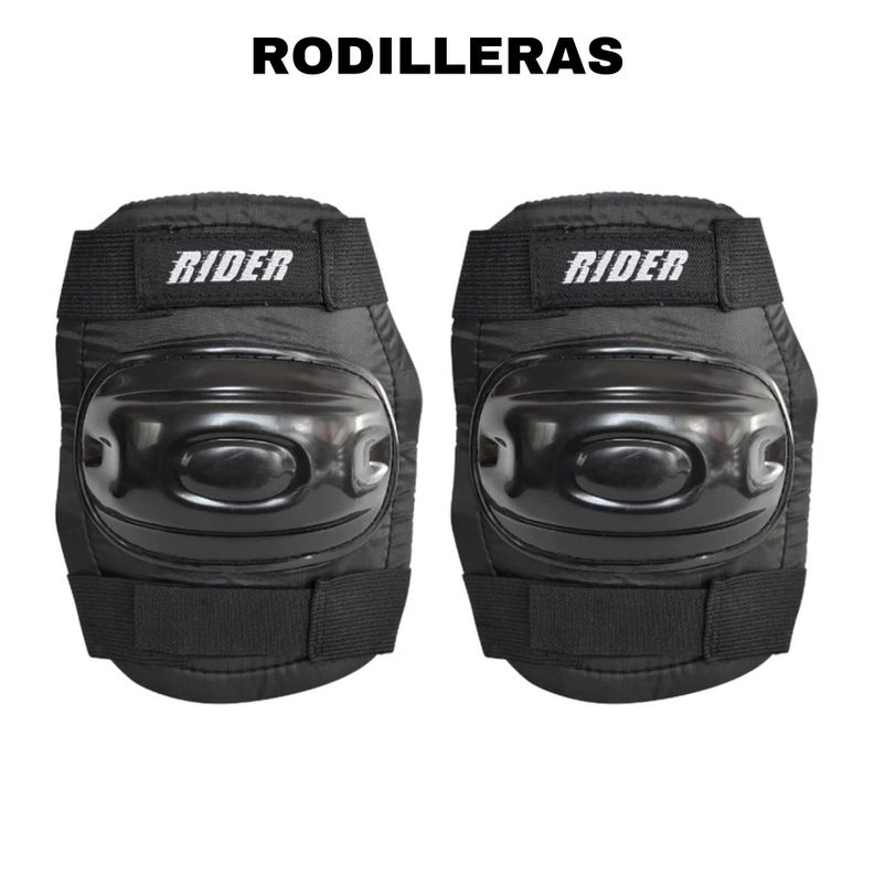 Set De Protección Rodillera Codera Muñequera Skate Patines-2