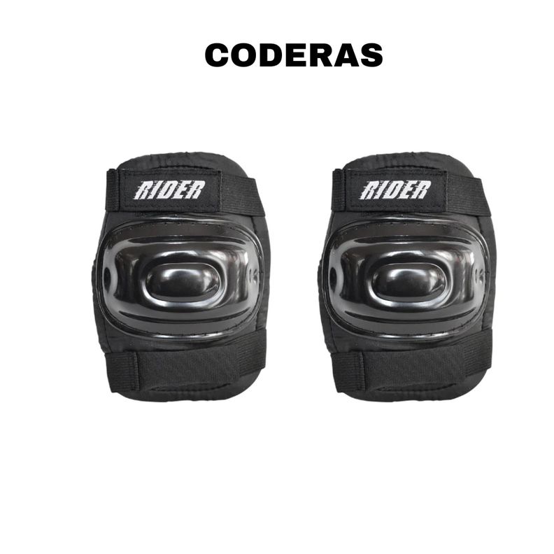 Set De Protección Rodillera Codera Muñequera Skate Patines-3