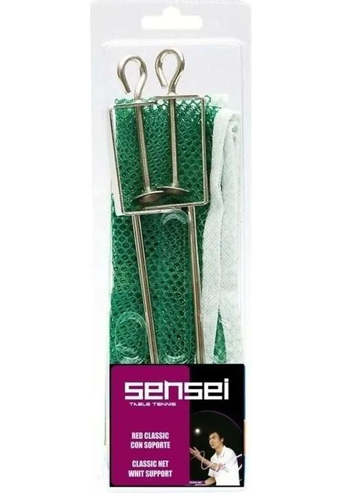 Red Ping Pong Clásica Con Soportes Sensei® - Tenis De Mesa-3