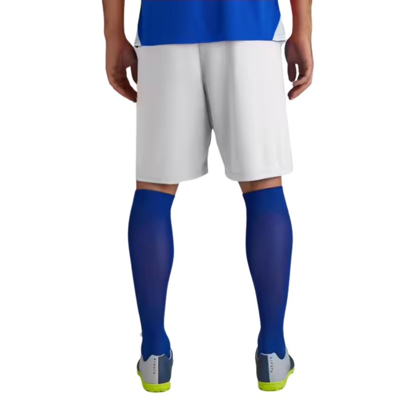 Short De Futbol Blanco Liso Costuras Reforzadas-2