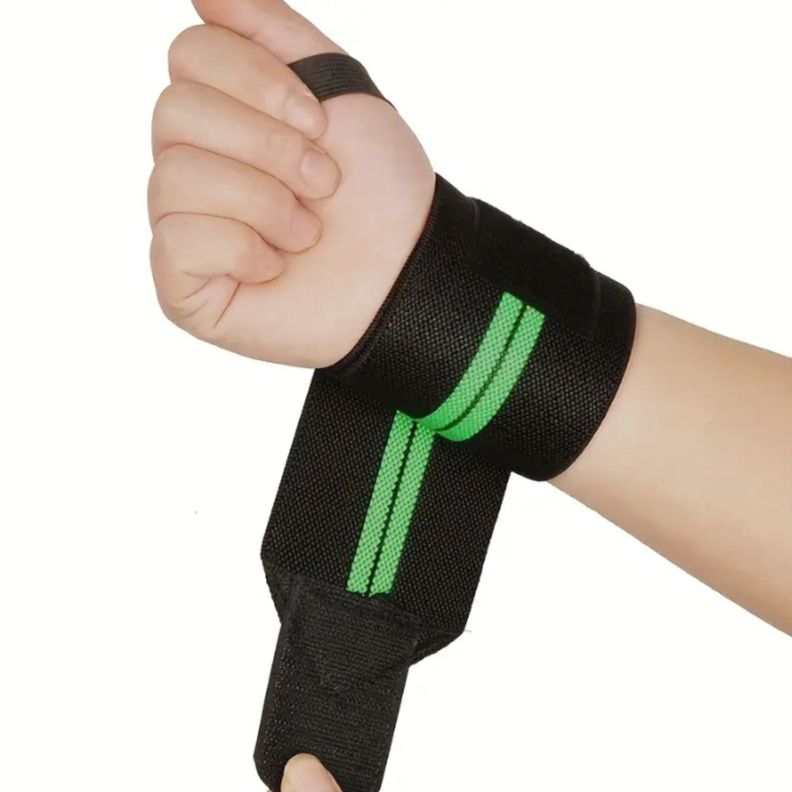 Par Muñequera Deportiva Elástica Ajustable Crossfit Gym-3