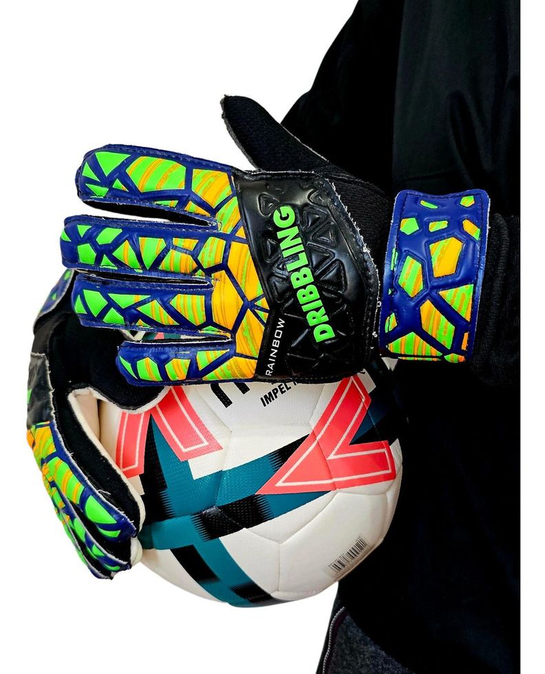 Guantes Arquero Portero Infantil Con Ferulas Rainbow Drb-1