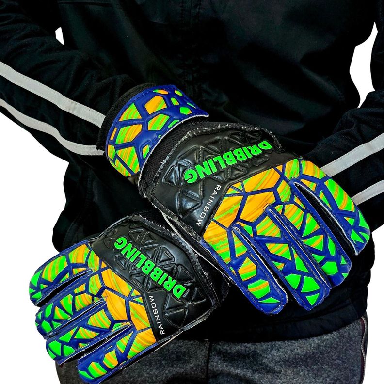 Guantes Arquero Portero Infantil Con Ferulas Rainbow Drb-2