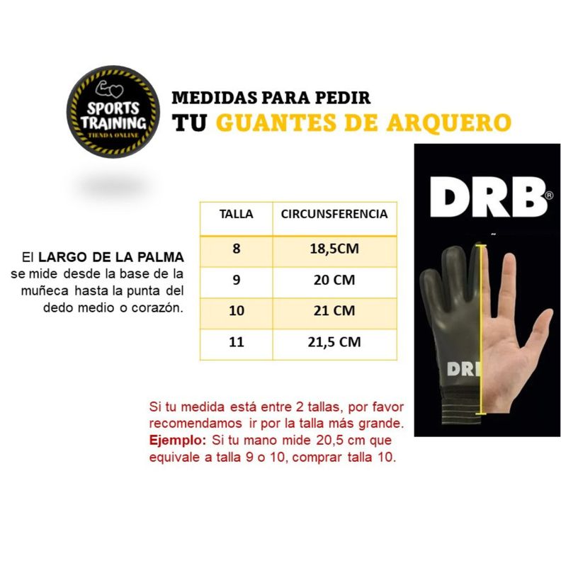 Guantes Arquero Portero Futbol Drb Feline Pro Latex Aleman-5