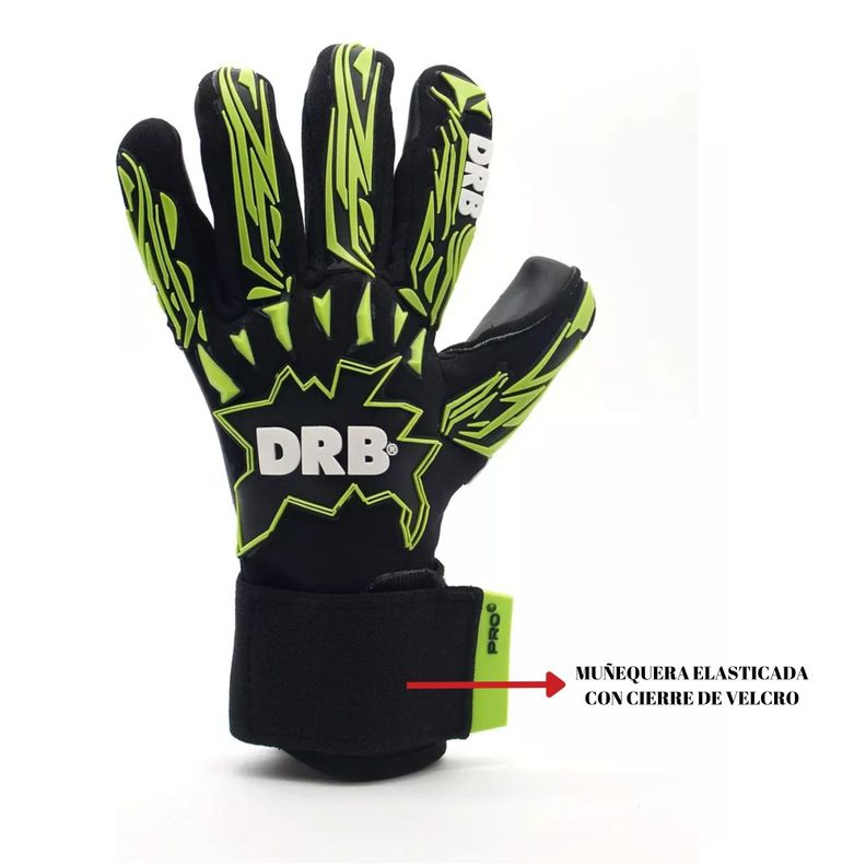 Guantes Arquero Portero Futbol Drb Feline Pro Latex Aleman-6