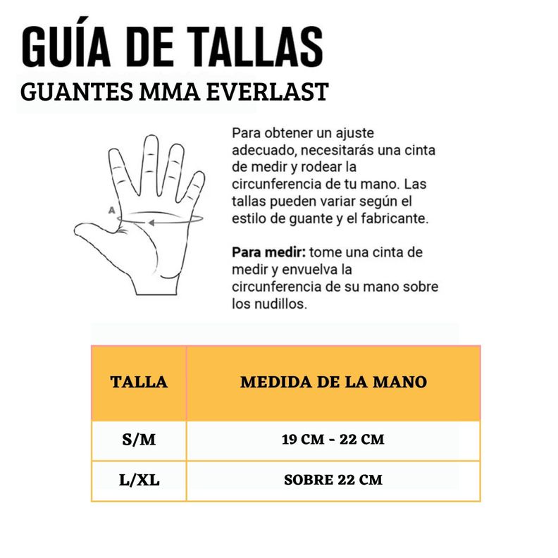 Guantes Guantilla Artes Marciales Titan Everlast Mma Boxeo-4