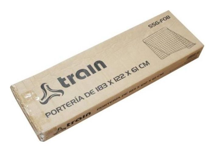 Arco De Futbol Armable Train Con Red Y Estacas  183x122x61cm-9