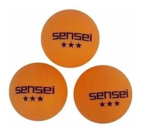 Pelotas De Ping Pong Sensei® 3 Estrellas Frasco 60 Unid.-2