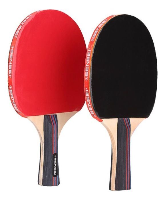 Set Ping Pong 2 Paletas+red Retráctil+3 Pelotas Sensei-2