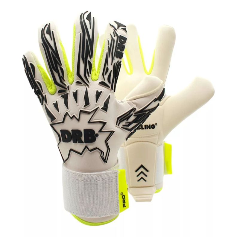 Guantes Arquero Futbol Drb Feline Pro Blancos-6