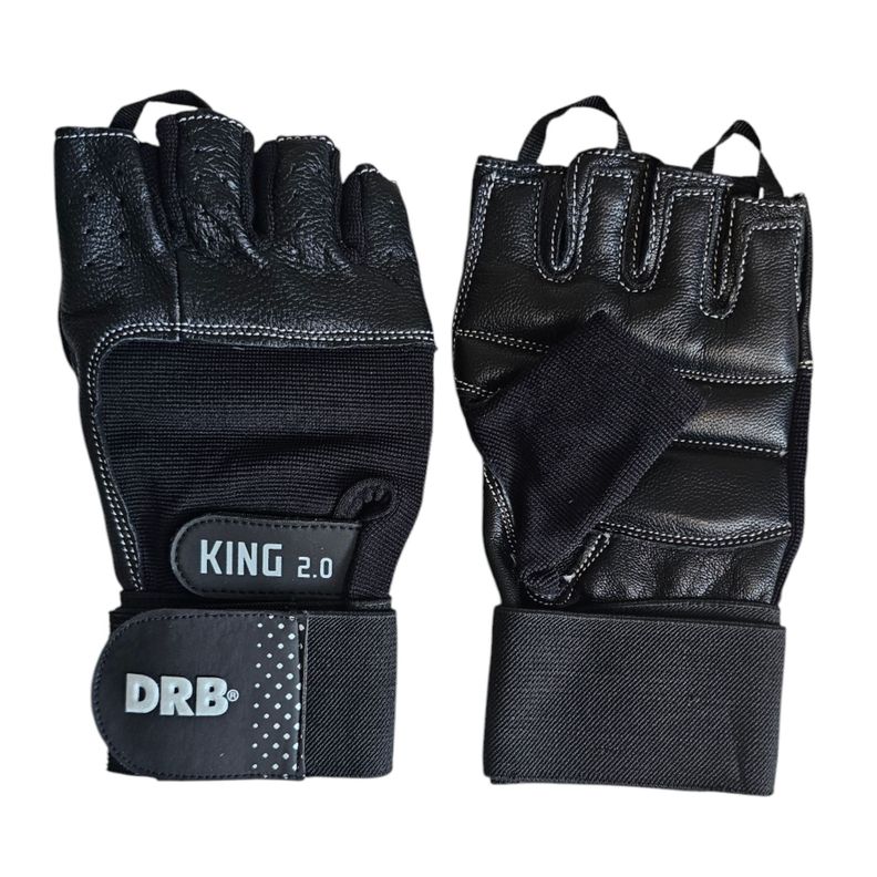Guantes Fitness King Drb Cuero - Entrenamiento Y Pesas-1