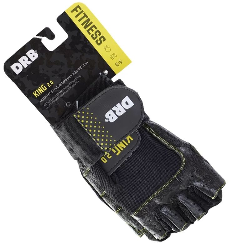 Guantes Fitness King Drb Cuero - Entrenamiento Y Pesas-5
