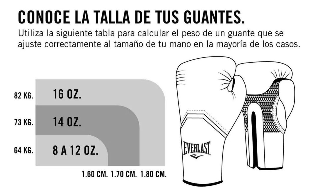 Guantes Box Pro Style Training Everlast Rojos-4