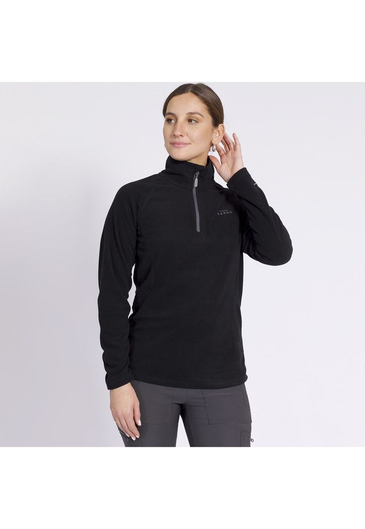 Polar Valle De La Luna Half Zipper Mujer-4