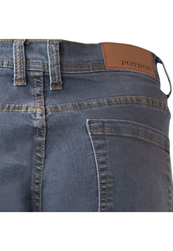 Jeans Linea Spandex Slim Fit Gris oscuro-6