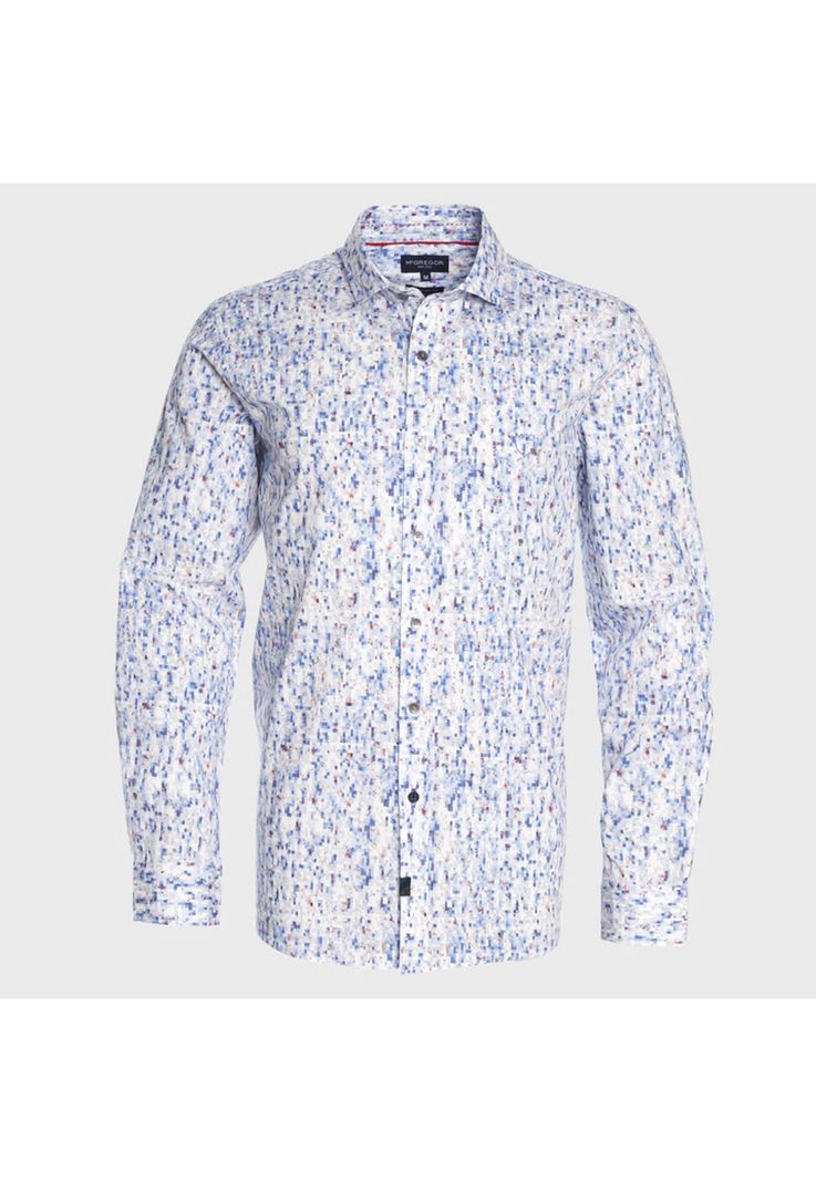 Camisa Sport Estampada Comfort Fit-0