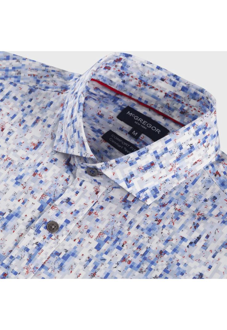 Camisa Sport Estampada Comfort Fit-3