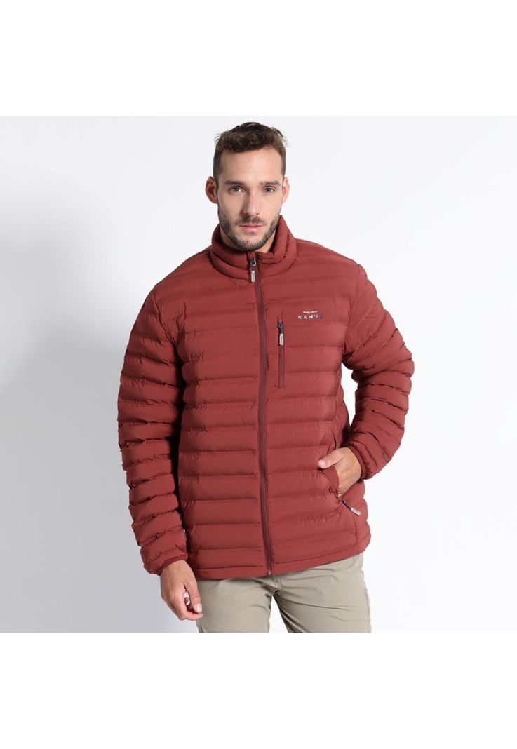 Parka Insulada Grey Hombre -0