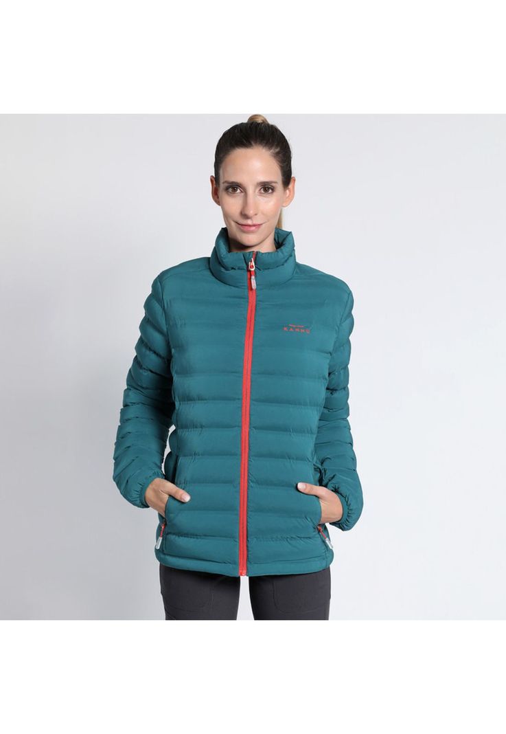 Parka Insulada Grey Mujer -0