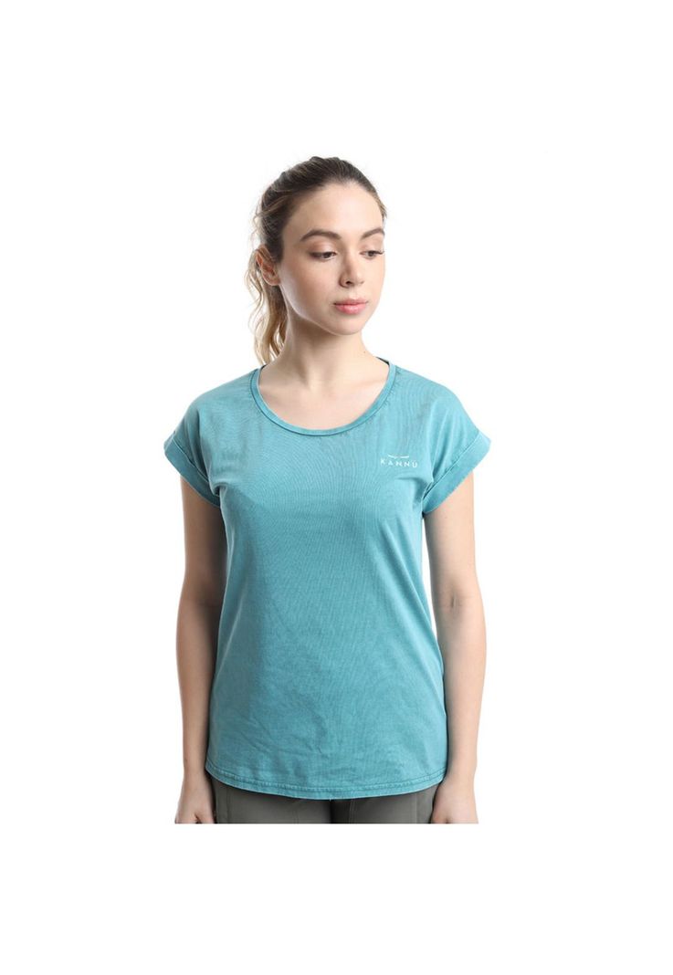 Polera M/C Estampada Logo Mujer-0