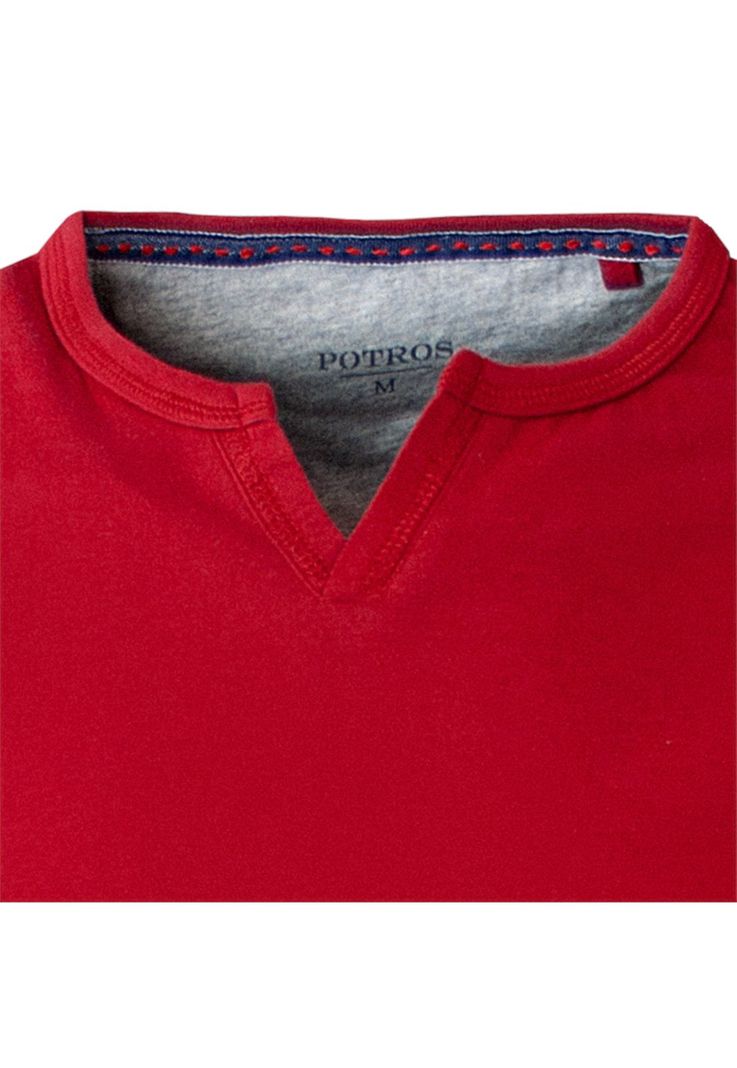 Polera Jersey Cuello V-3