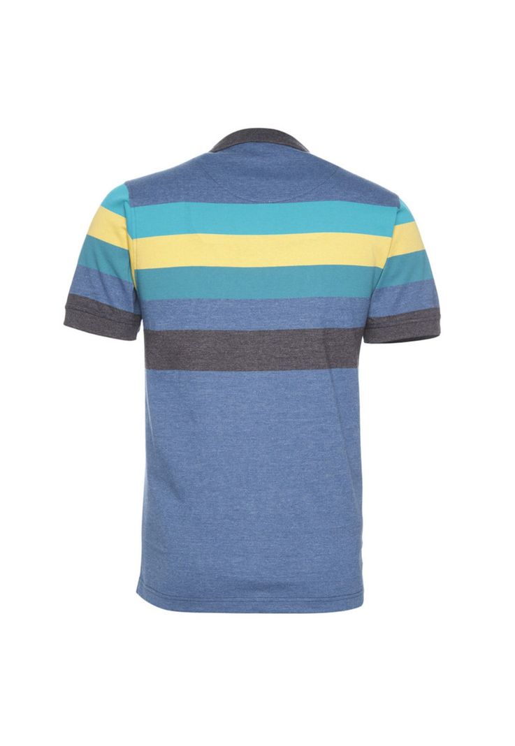 Polera Jersey  Yd Listada Fantasía Cuello Camisero-2