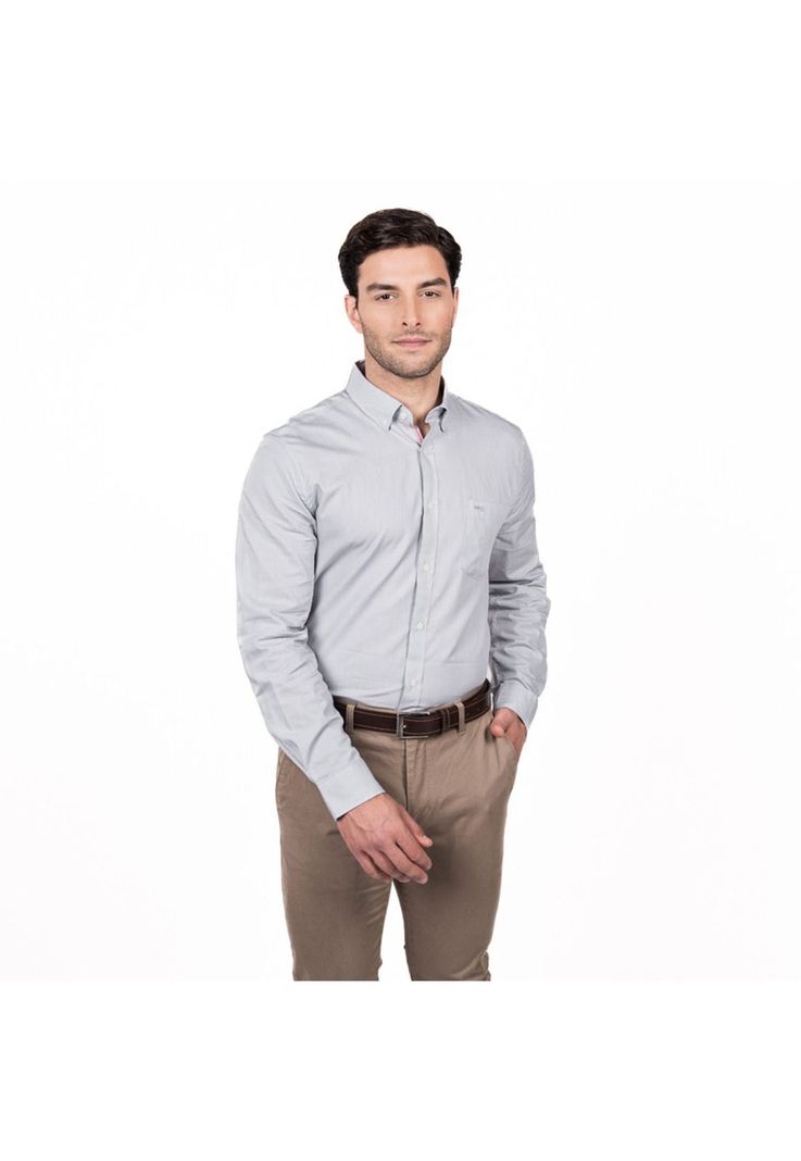 Camisa Manhattan Dobby Comfort Fit-0