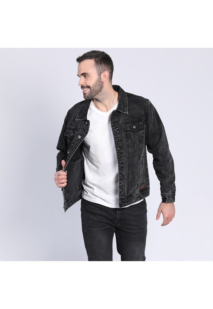 Chaqueta Full Denim Negro