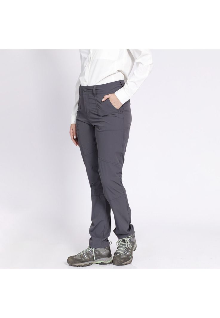 Pantalón Outdoor Multibolsillo Elasticado Mujer-1