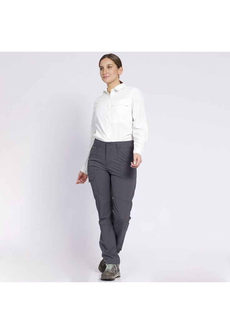 Pantalón Outdoor Multibolsillo Elasticado Mujer-2