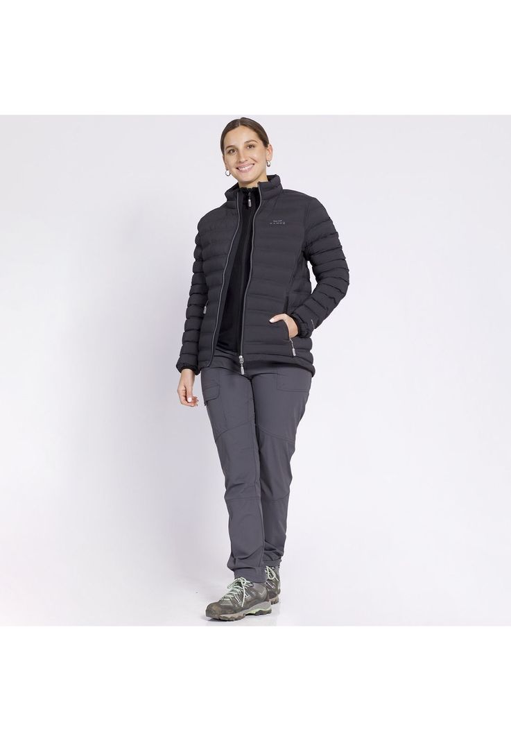 Parka Insulada Grey Mujer Negro-2