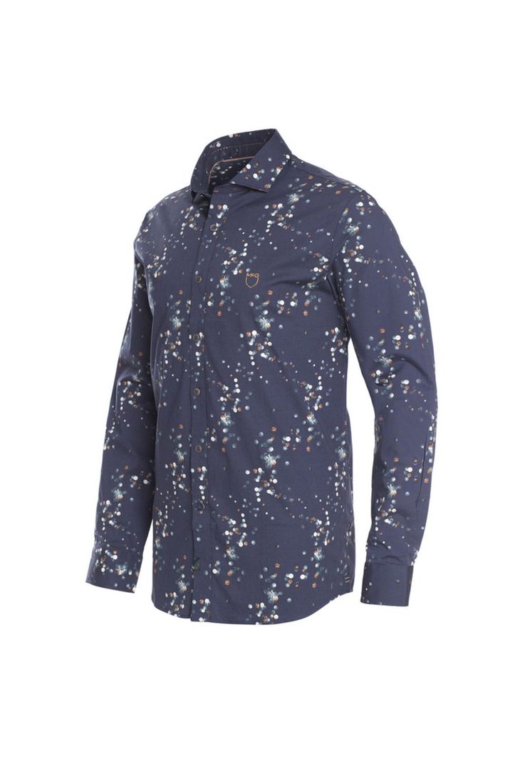 Camisa Sport Estampada Comfort Fit-1