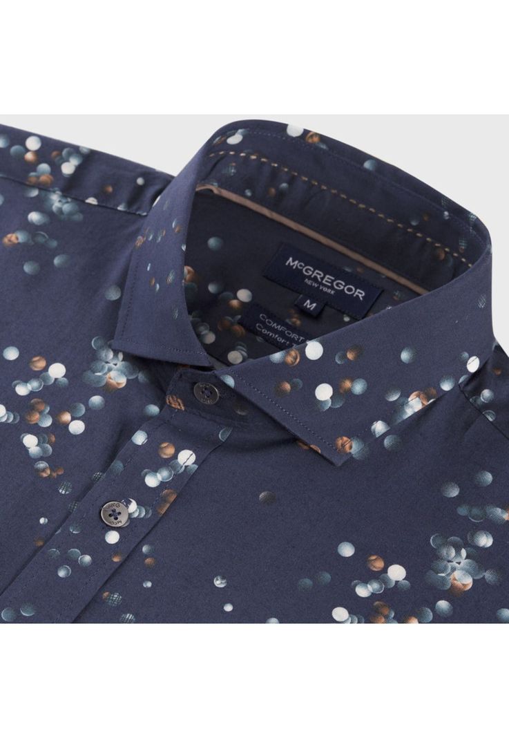 Camisa Sport Estampada Comfort Fit-3