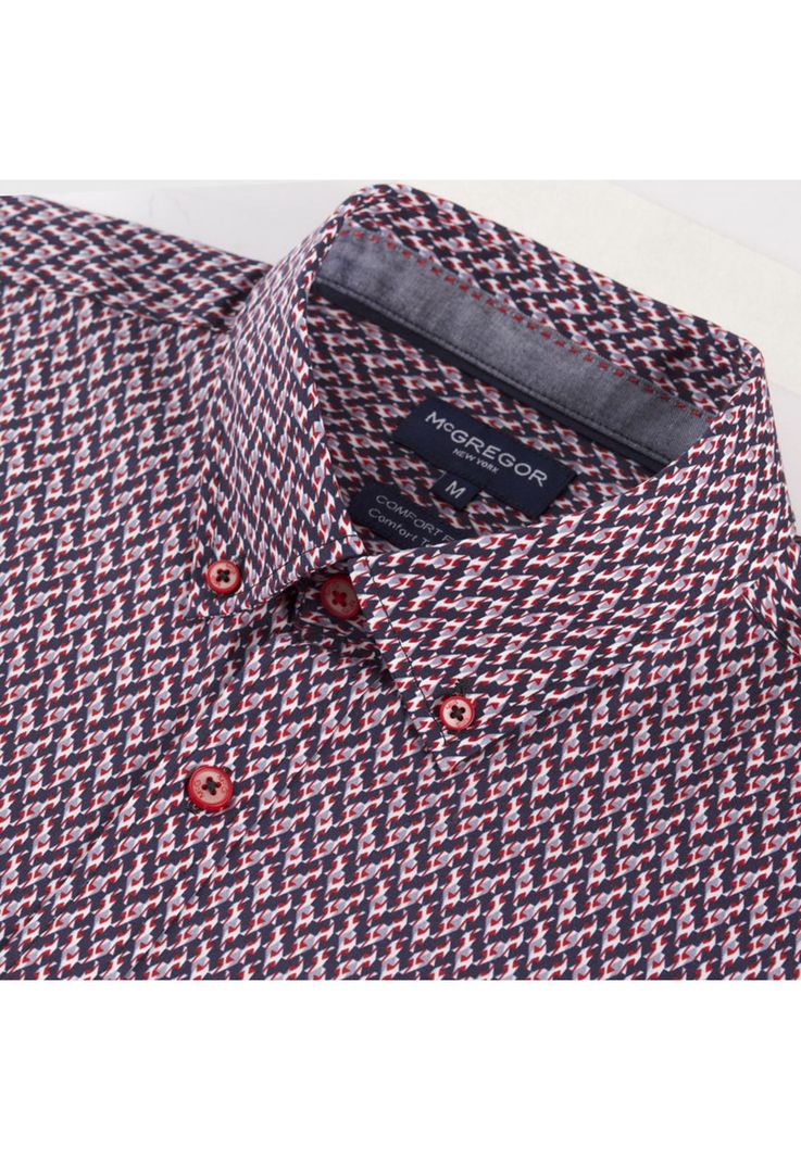 Camisa Estampada Comfort Fit-3