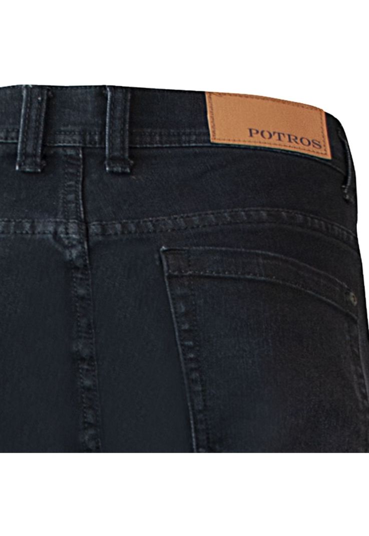 Jeans Linea Spandex Slim Fit Negro-4