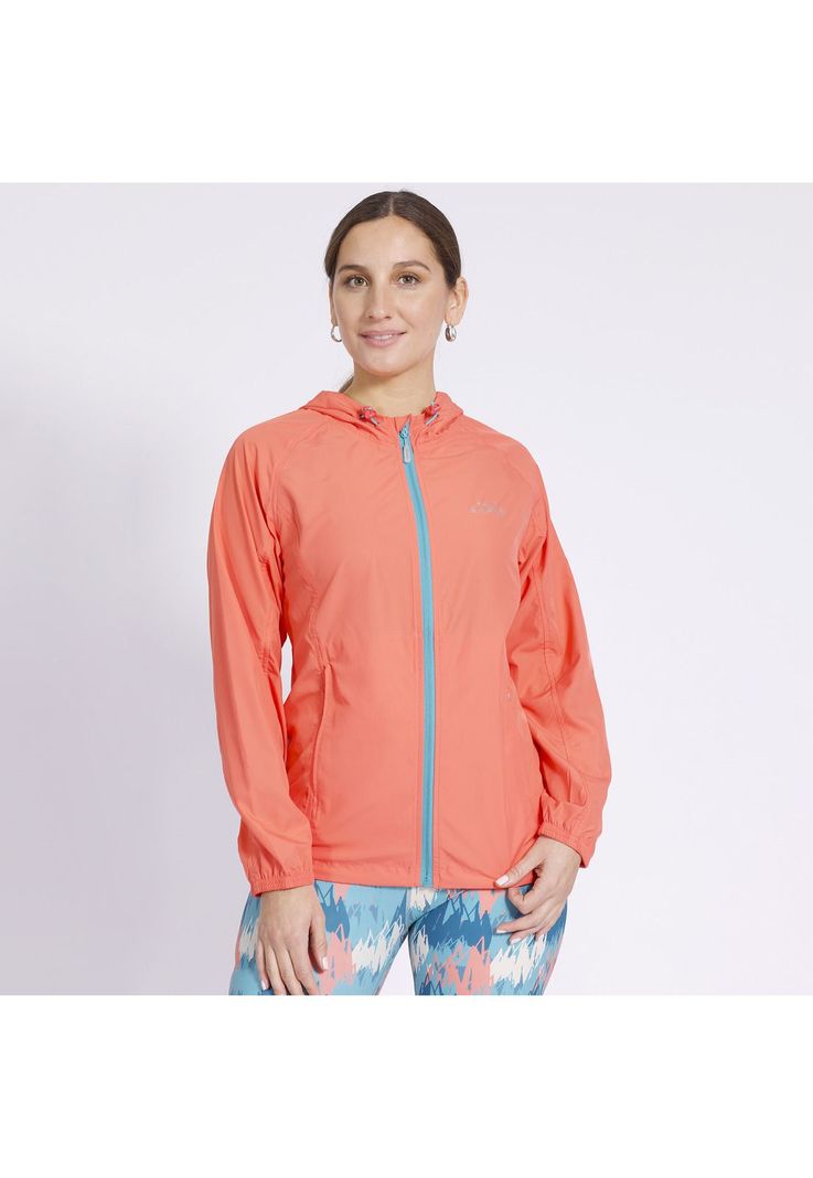 Cortaviento Active Wind Mujer Coral-0