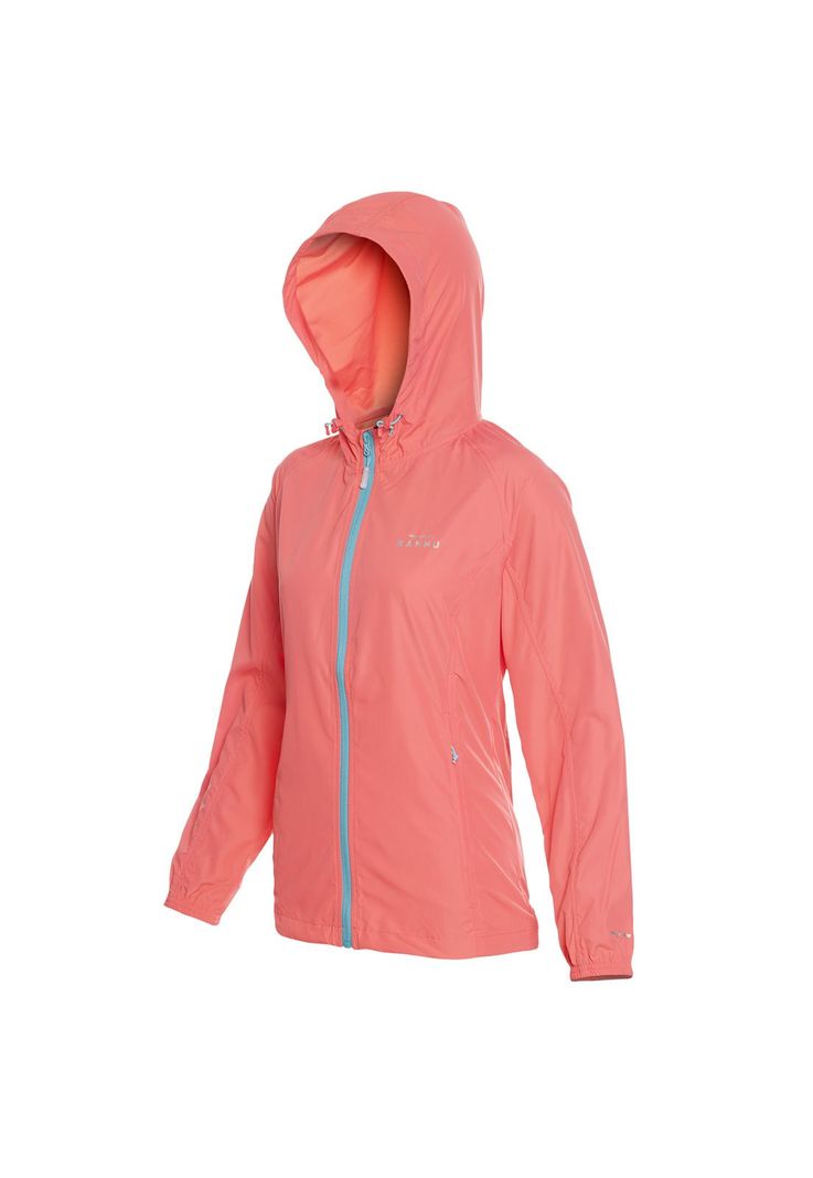 Cortaviento Active Wind Mujer Coral-4