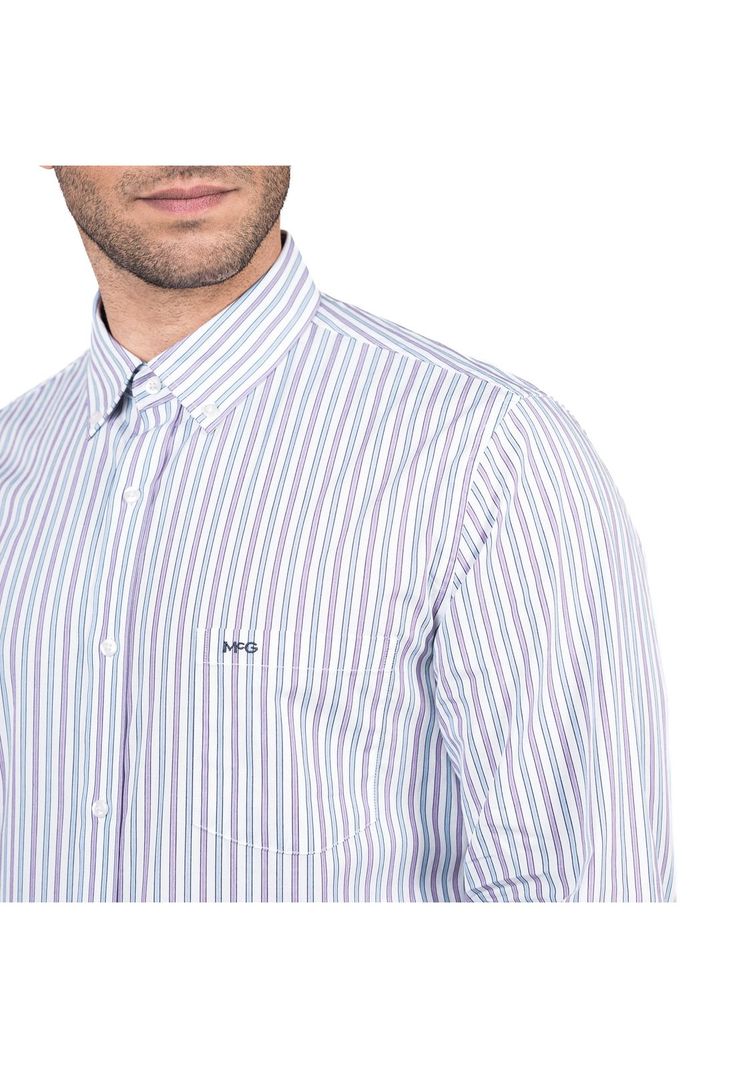 Camisa Rockefeller Smart Listada Comfort Fit-2