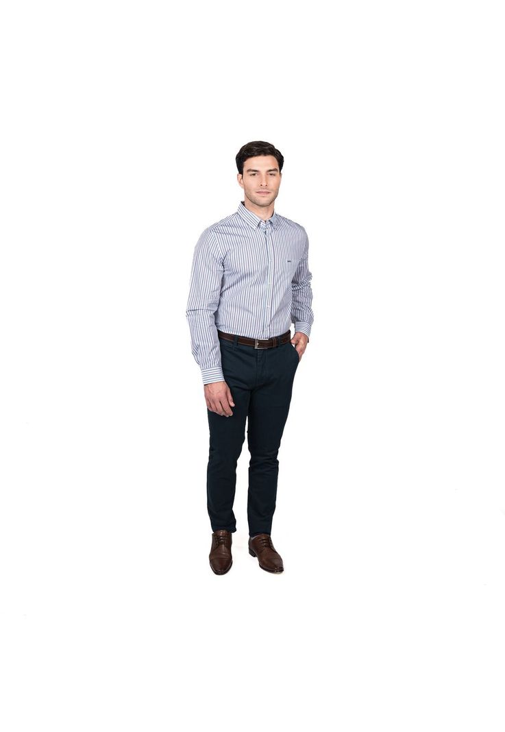 Camisa Rockefeller Smart Listada Comfort Fit-3