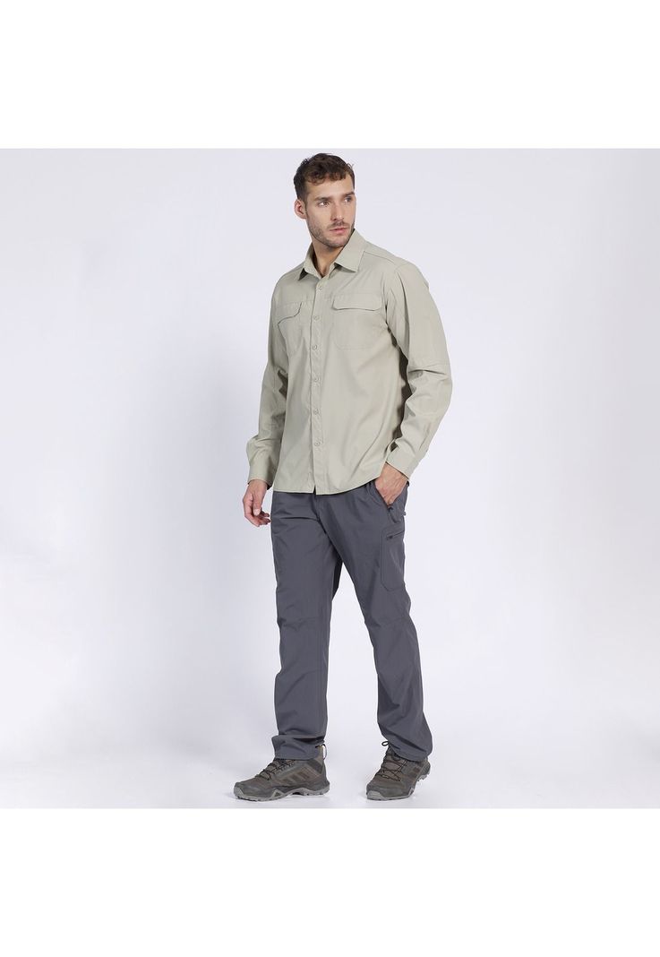 Camisa Outdoor Insitucional Hombre Beige-2