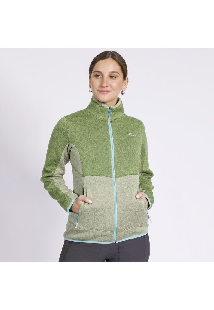 Polar Warm Nature Knitted Mujer Verde-1