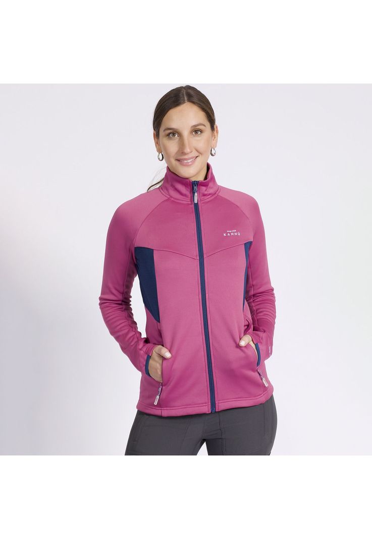 Polar Square Renovation Full Zip Mujer Violeta Morado XS