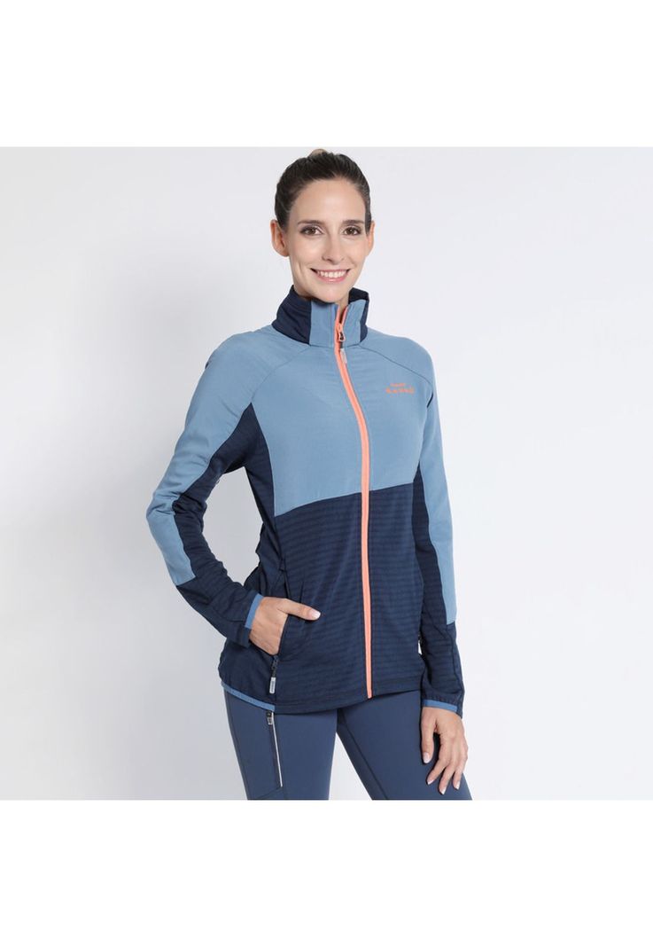 Polar Trail Running Bitone Full Zipper Mujer-0